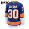 Dresovi New York Islanders 2024-25 Fanatics Premium Ilya Sorokin Domaći Plava - Dječji